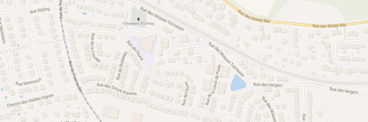 Plan du 22T Rue des Moques Tonneaux à Ormoy