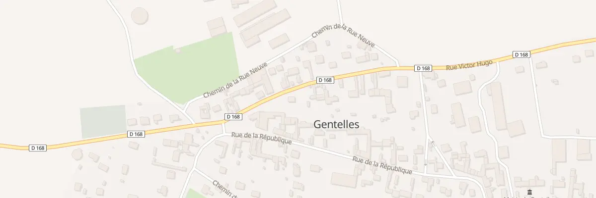 Plan du 41 Rue Victor Hugo à Gentelles