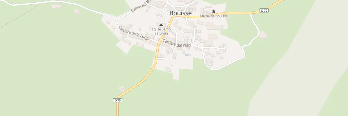 Plan du 5000F Cae de la Bausena à Bouisse