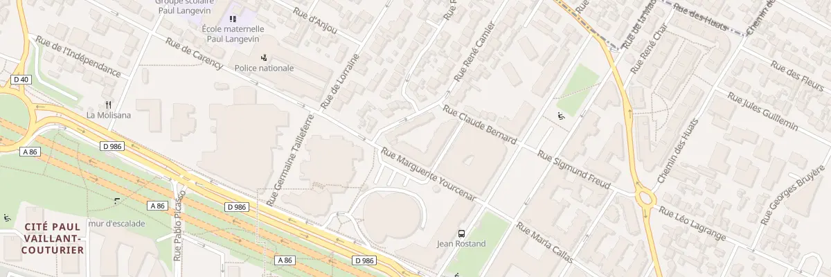 Plan du 38 Rue Rene Camier à Bobigny