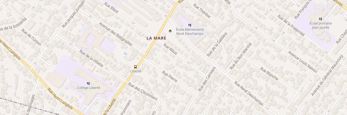 Plan du 70 Rue Ribot à Drancy