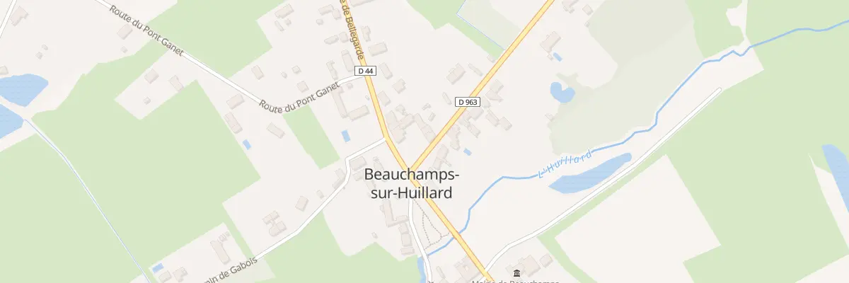 Plan du 7 Rte d’Auvilliers à Beauchamps-sur-Huillard