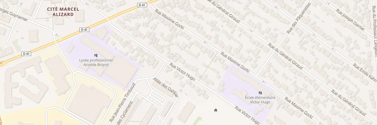 Plan du 140 Rue Victor Hugo au Blanc-Mesnil