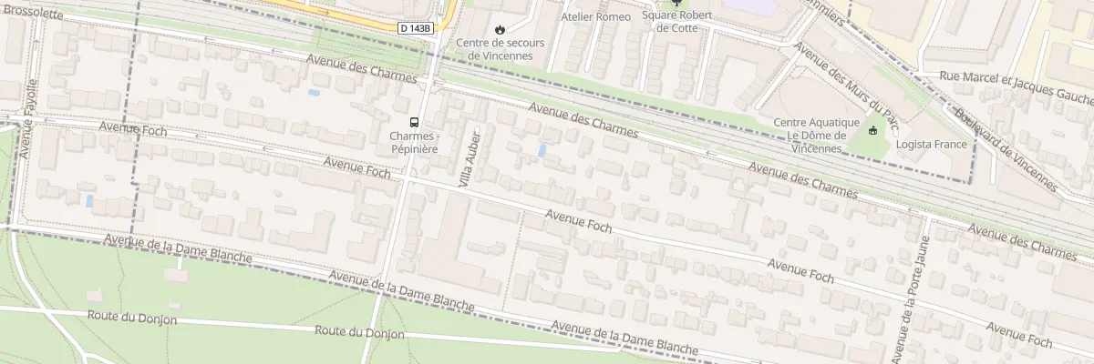 Plan du 72 Av Foch à Fontenay-sous-Bois