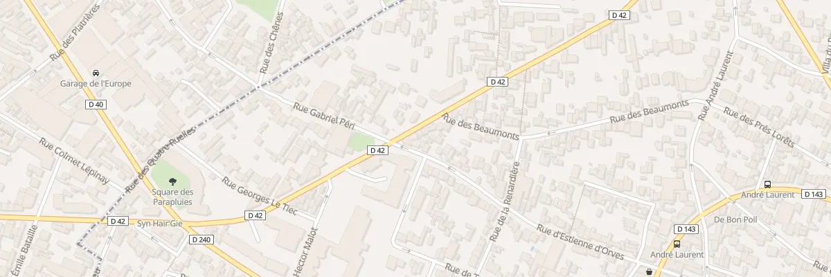 Plan du 36 Av Parmentier à Fontenay-sous-Bois