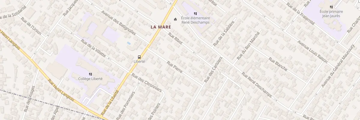 Plan du 17 Rue Pierre à Drancy