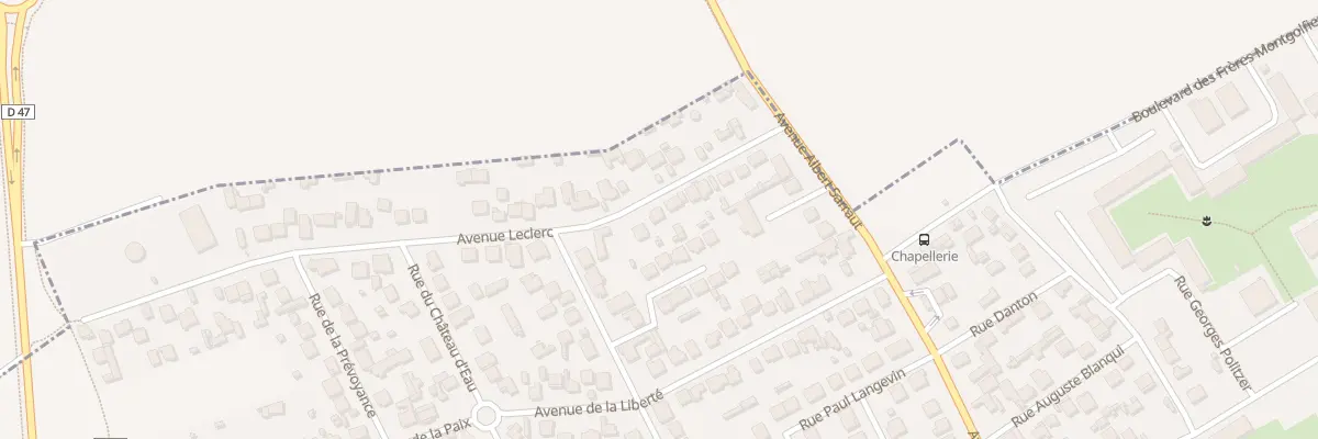 Plan du 15 Av Leclerc à Goussainville
