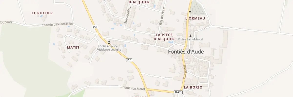 Plan du 89 Chemin de Saint-martin à Fontiès-d’Aude