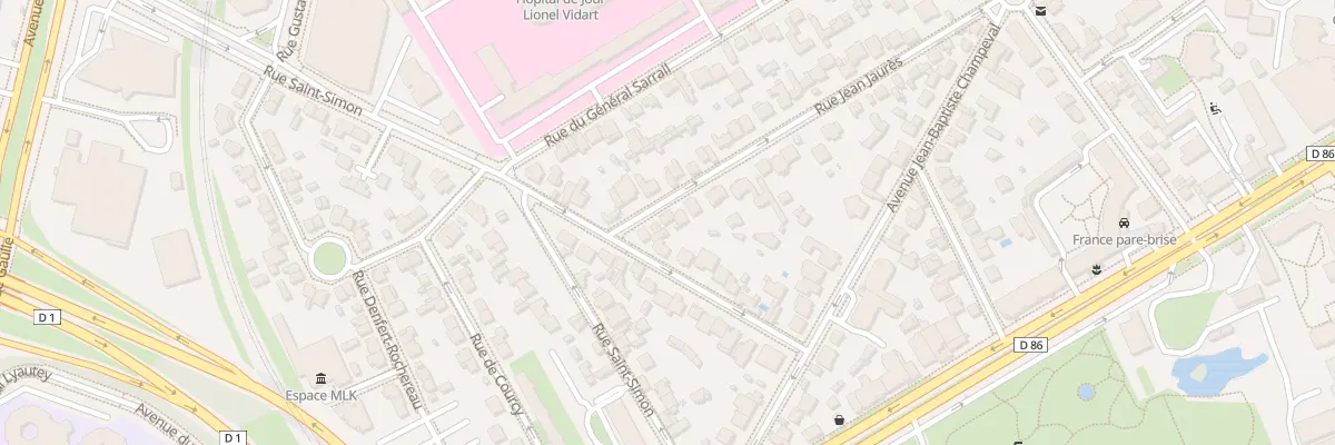 Plan du 65 Rue Jean Jaurès à Créteil
