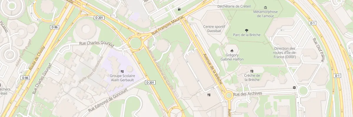 Plan du 13 Rue du Gen de Larminat à Créteil