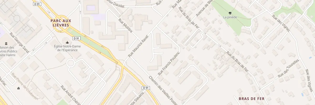 Plan du 19 Rue Maurice Ravel à Évry-Courcouronnes