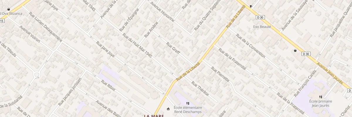 Plan du 20 Rue Greff à Drancy