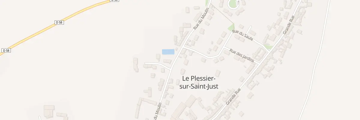 Plan du 226 Rue du Moulin au Plessier-sur-Saint-Just