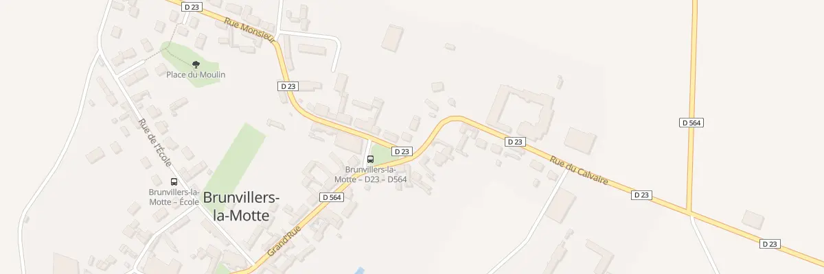 Plan du 4 Rue Monsieur à Brunvillers-la-Motte