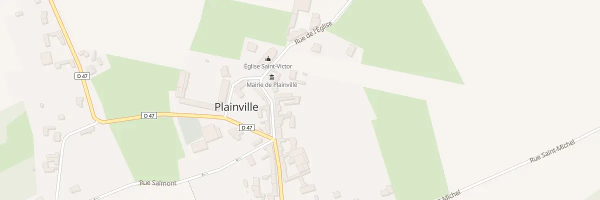 Plan du 7 Rue de l’Eglise à Plainville