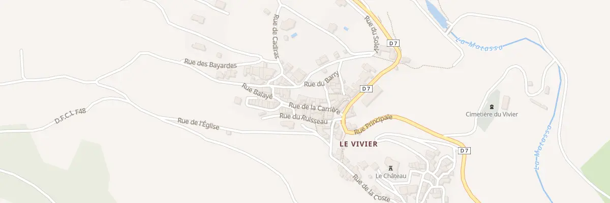 Plan du 26 Le Barry au Vivier