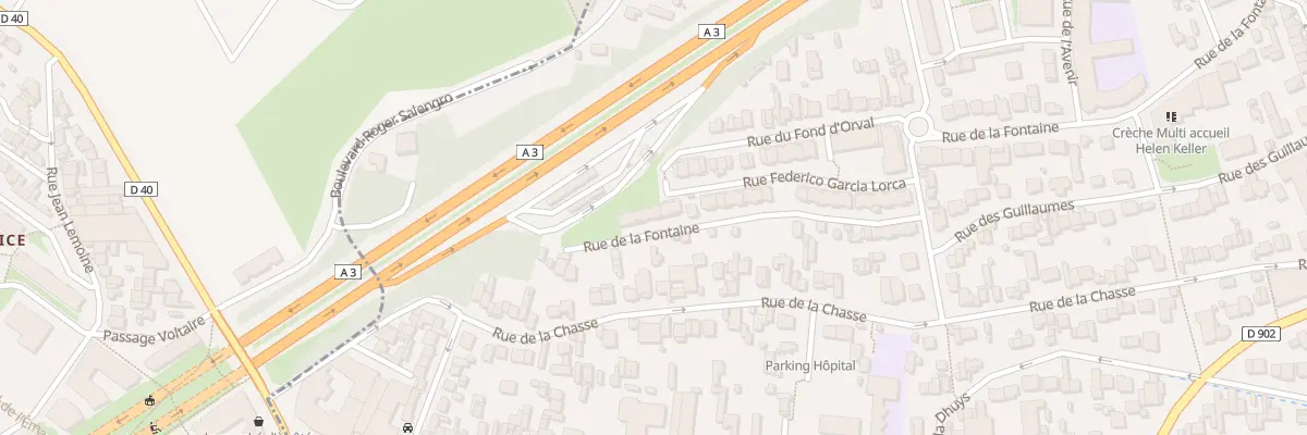 Plan du 50 Rue Federico Garcia Lorca à Noisy-le-Sec