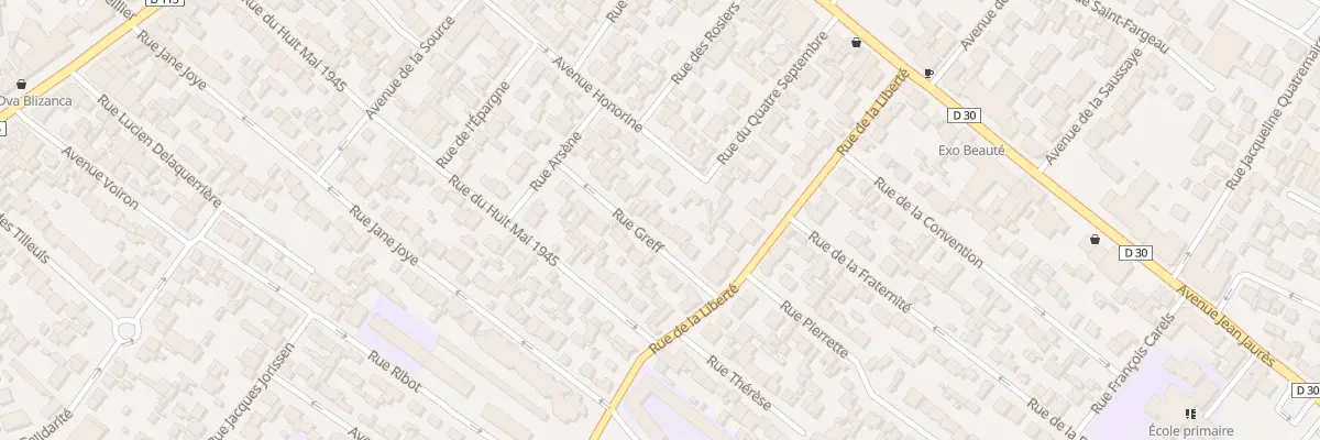 Plan du 17 Rue Greff à Drancy