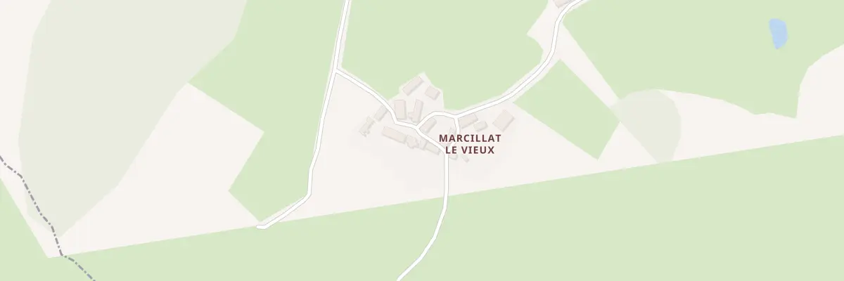 Plan du 28 Marcillat le Vieux à Rougnat