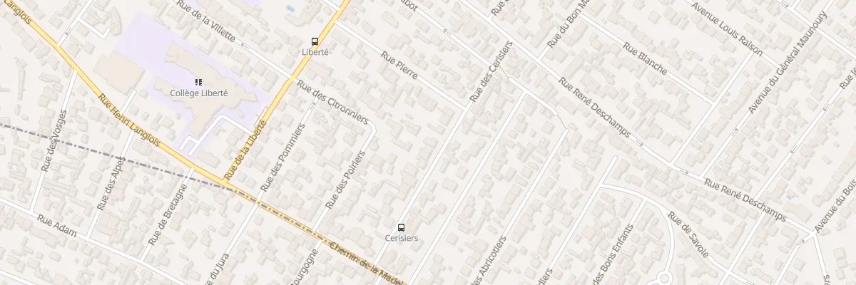 Plan du 22 Rue Des Cerisiers à Drancy