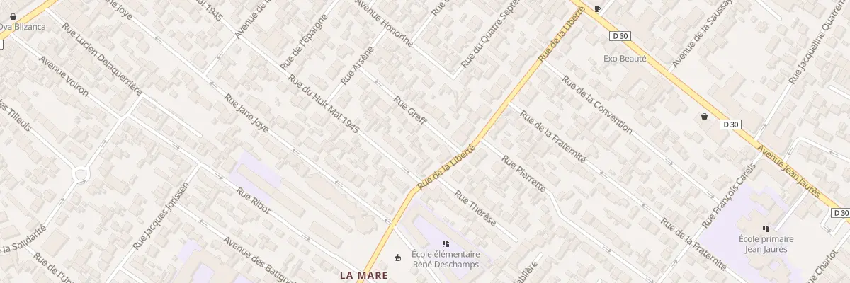 Plan du 22 Rue Greff à Drancy