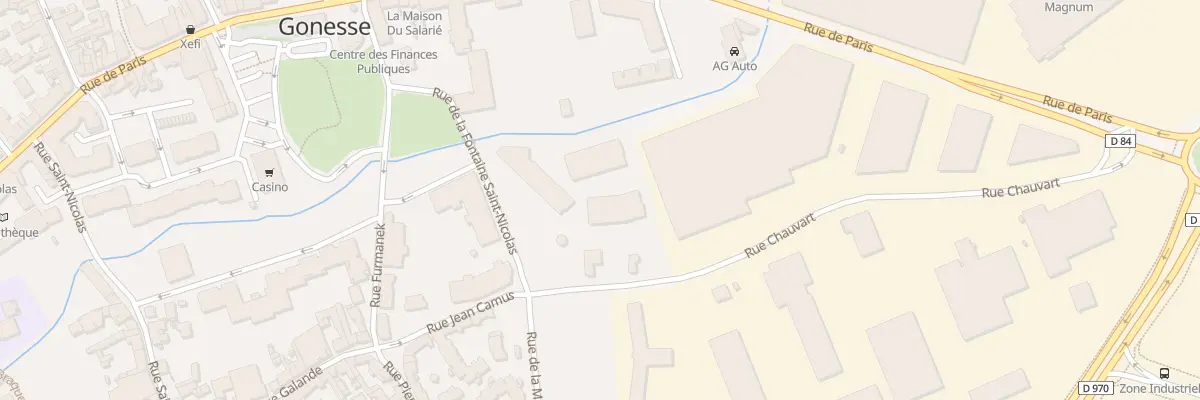 Plan du 2 Rue Fontaine Saint Nicolas à Gonesse