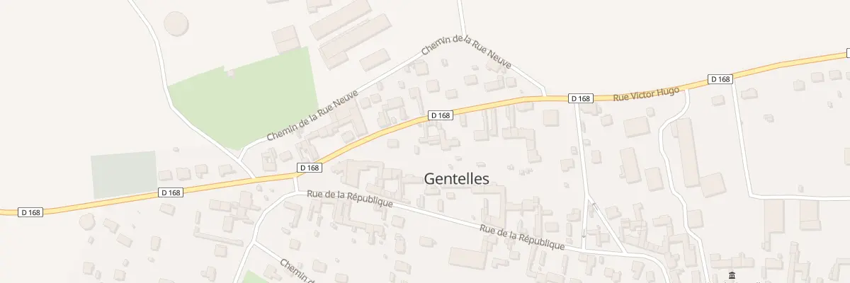Plan du 39 Rue Victor Hugo à Gentelles