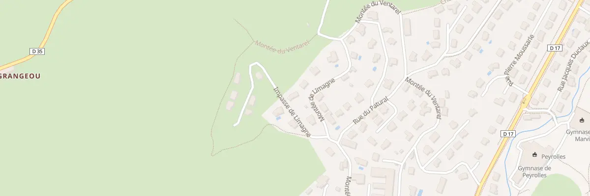 Plan du 4 Imp de Limagne à Aurillac