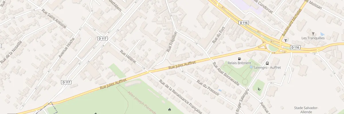 Plan du 27 Rue Jules Auffret à Noisy-le-Sec