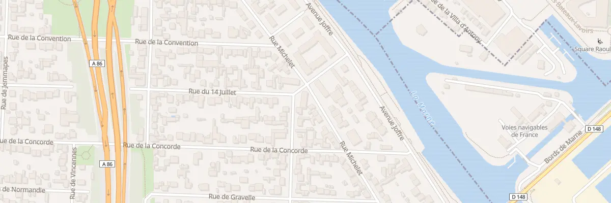 Plan du 32B Rue Michelet à Maisons-Alfort