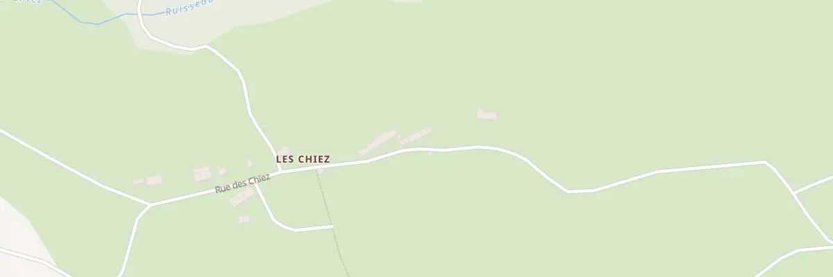 Plan du 13 Rue du Chiez à Chambérat