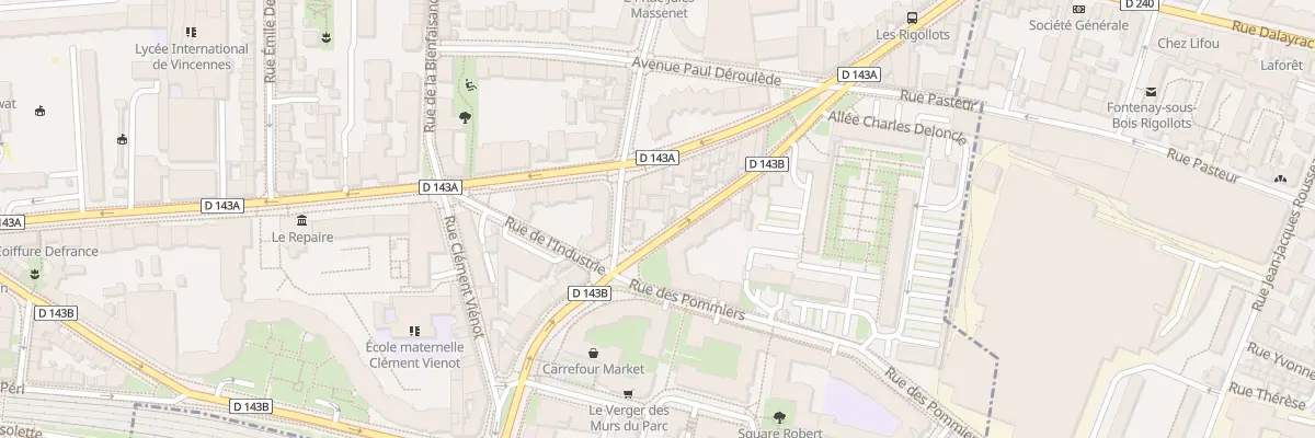 Plan du 19 Rue Félix Faure à Vincennes