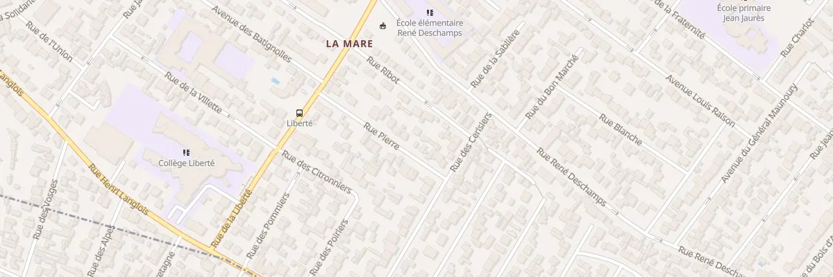 Plan du 23 Rue Pierre à Drancy