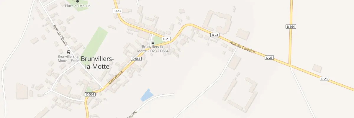 Plan du 230 Gr Grand’Rue à Brunvillers-la-Motte