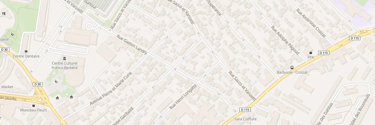 Plan du 66 Av Garibaldi à Drancy