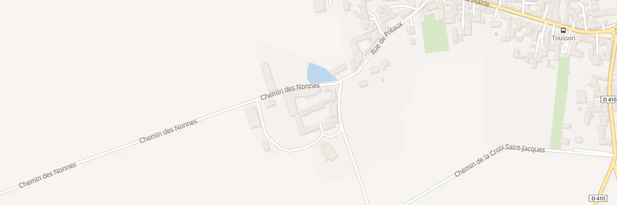 Plan du 17 Rue de Preaux à Tousson