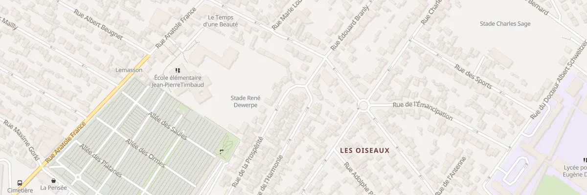 Plan du 46 Rue De La Prosperite à Drancy