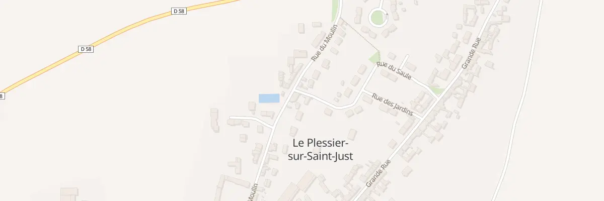 Plan du 252 Rue du Moulin au Plessier-sur-Saint-Just