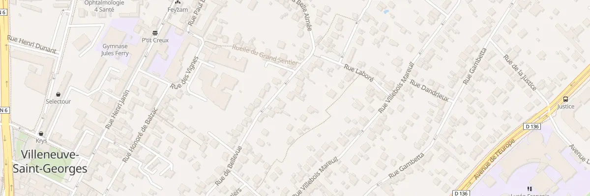 Plan du 24 Rue de Bellevue à Villeneuve-Saint-Georges