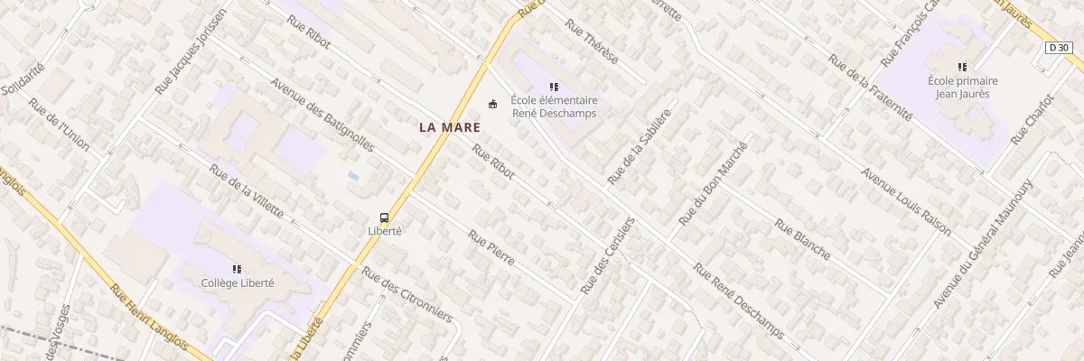 Plan du 73 Rue Ribot à Drancy