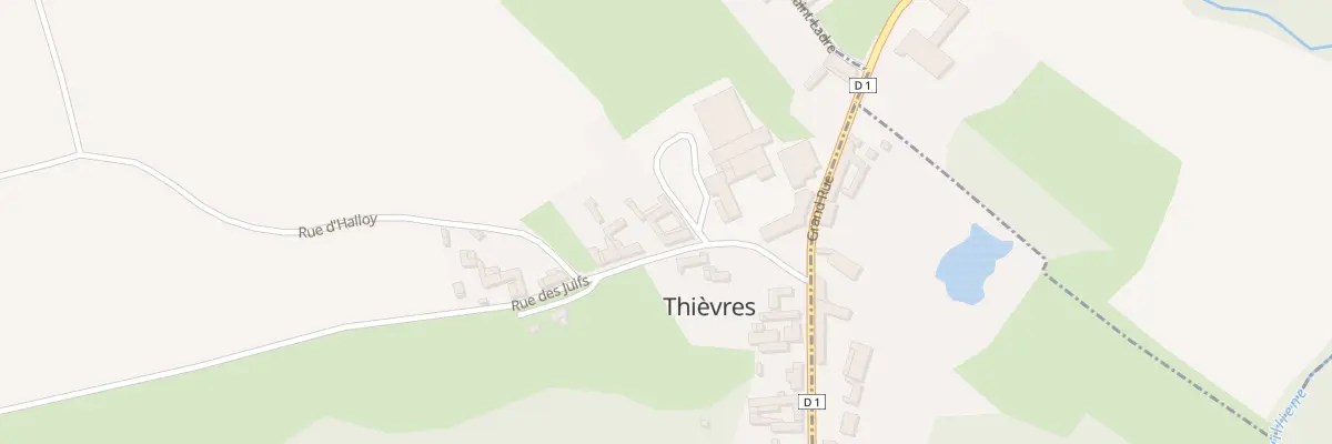 Plan du 4 Rue des Juifs à Thièvres