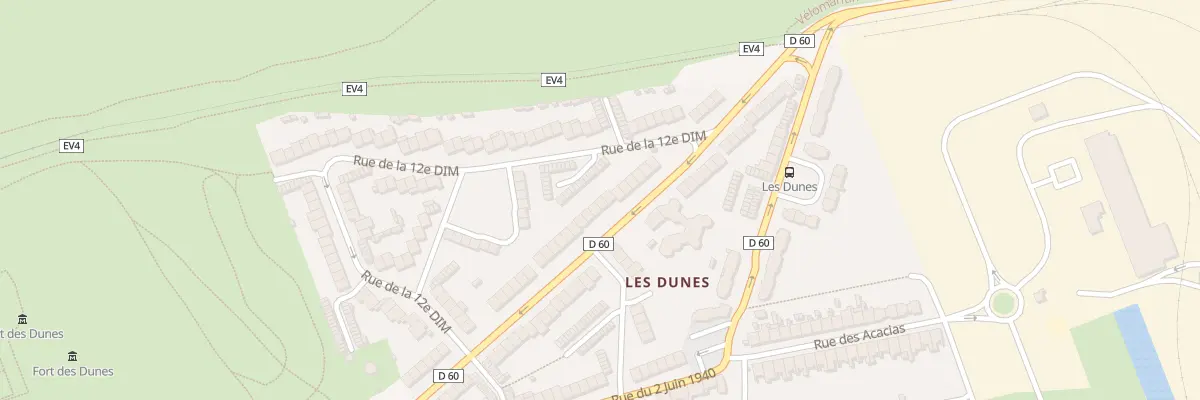 Plan du 325 Rue du Gen Catroux à Leffrinckoucke