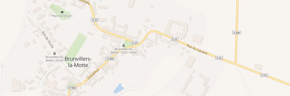 Plan du 244 Gr Grand’Rue à Brunvillers-la-Motte