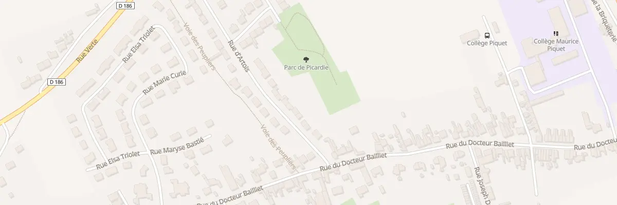 Plan du 36 Rue d’Artois à Isbergues