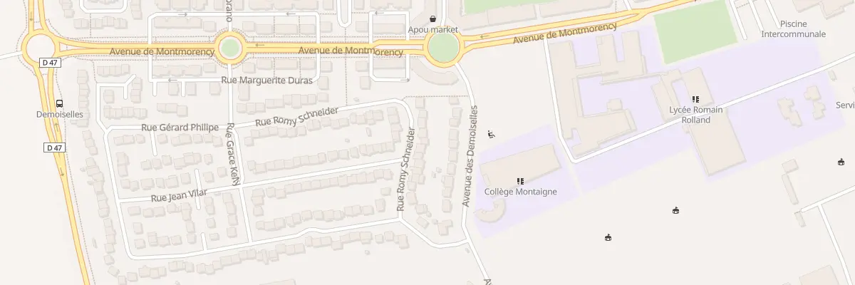 Plan du 25 Rue Romy Schneider à Goussainville
