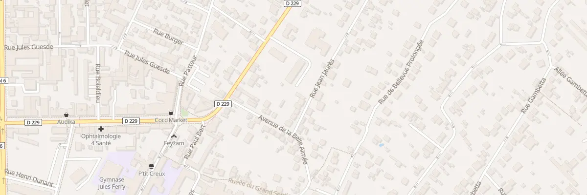 Plan du 7 Rue Jean Jaurés à Villeneuve-Saint-Georges