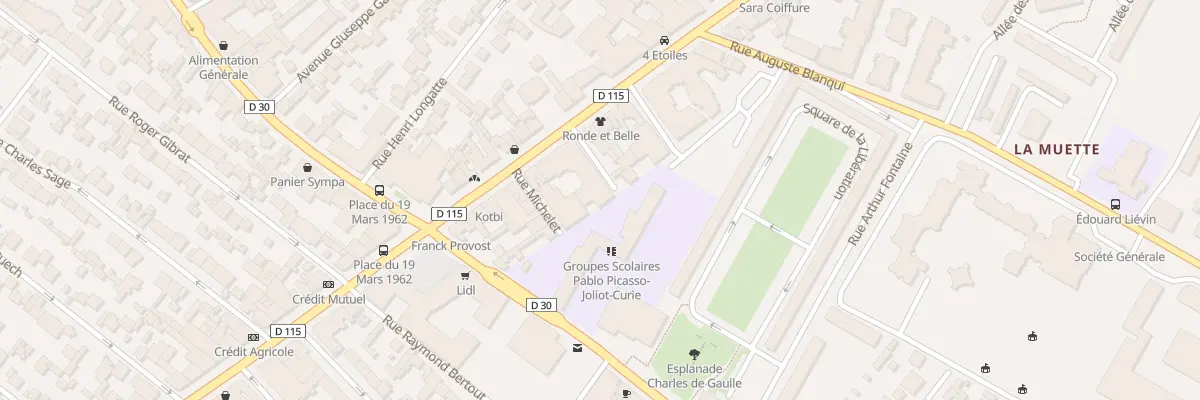 Plan du 2 Rue De Provence à Drancy
