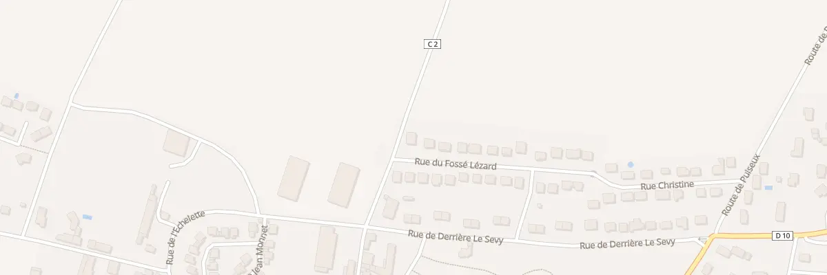 Plan du 1 Rue du Fossé Lézard à Fontenay-en-Parisis