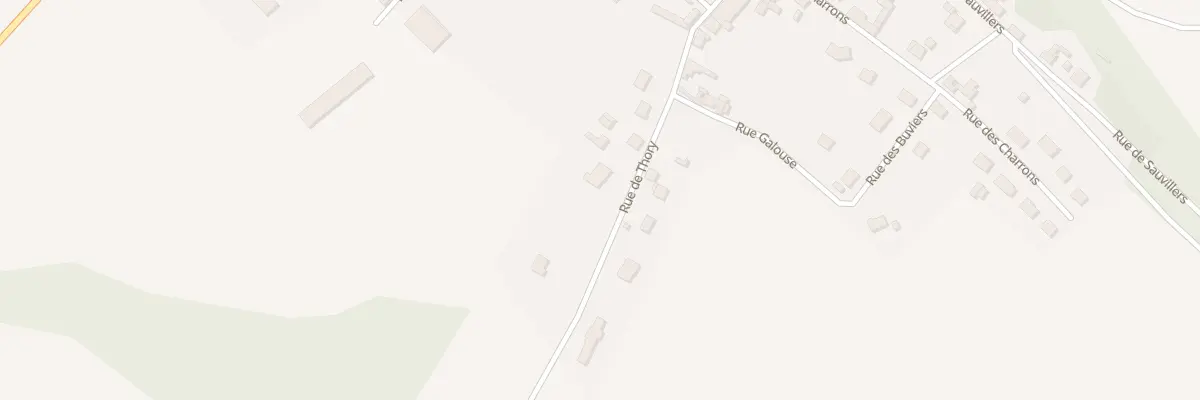 Plan du 88 Rue de Thory à Mailly-Raineval