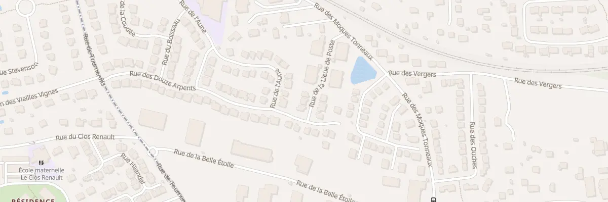 Plan du 22 Rue de la Lieue de Poste à Ormoy